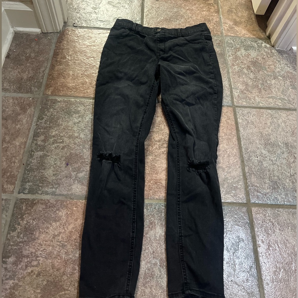 Wonder nation brand black jegging. Size XL (14-16)
